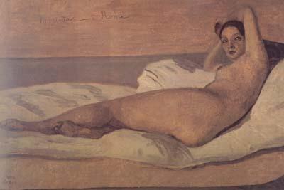 Jean Baptiste Camille  Corot Marietta (mk11)